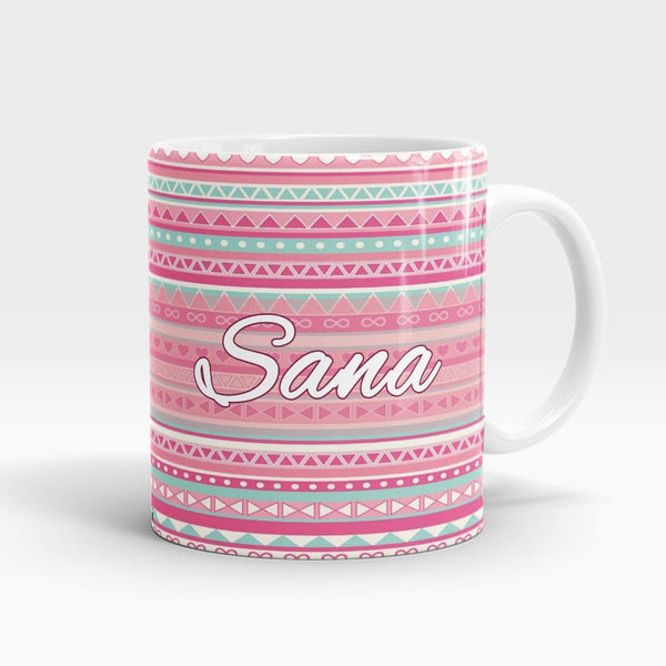 Name Patterned Mug - Customizable