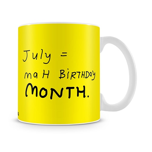 July Equals To Birthday Mug