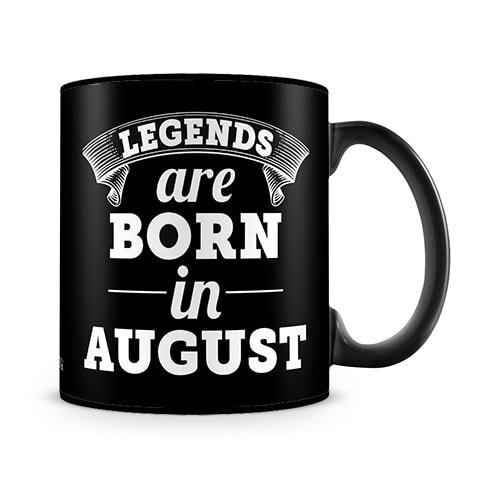 Legends Born In August Mug