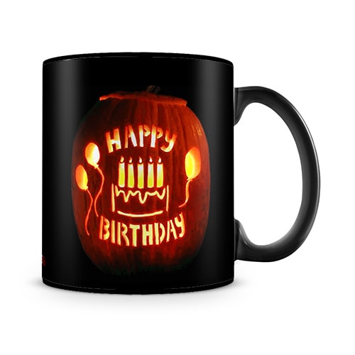 October Birthday Halloween Theme Mug