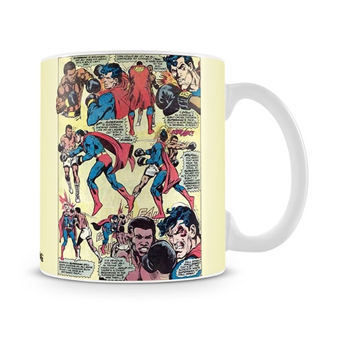 Superman And Ali Comic Mug