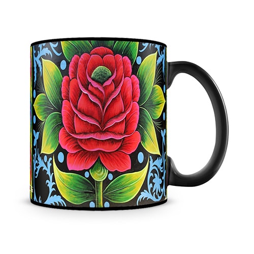 Rose Art Mug