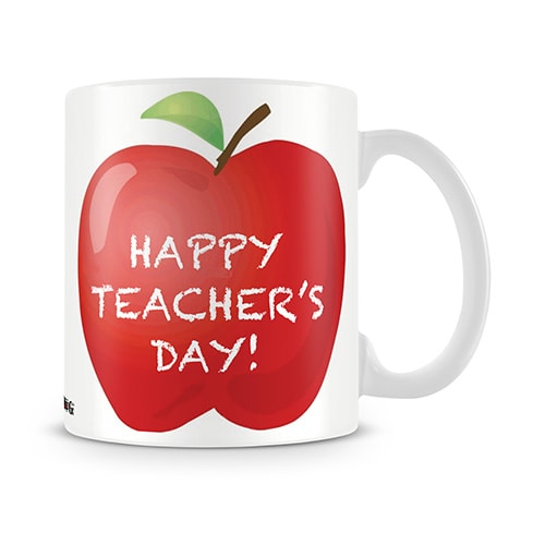 Happy Teachers Apple Mug