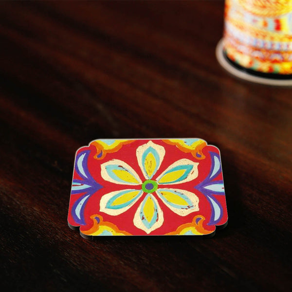 Flower Art Coaster