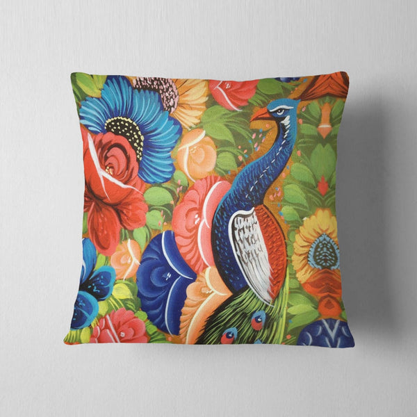 Peacock Cushion