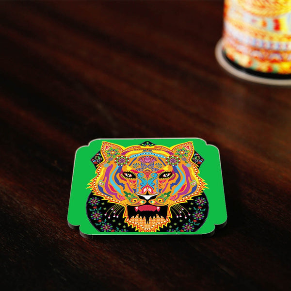 Tiger Art Coaster
