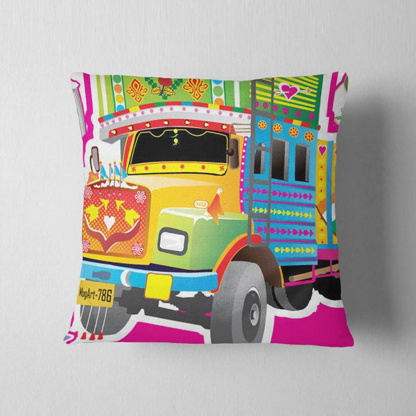 Yellow Truck Cushion