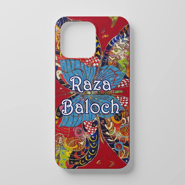 Butterfly Truck Art Name Mobile Cover