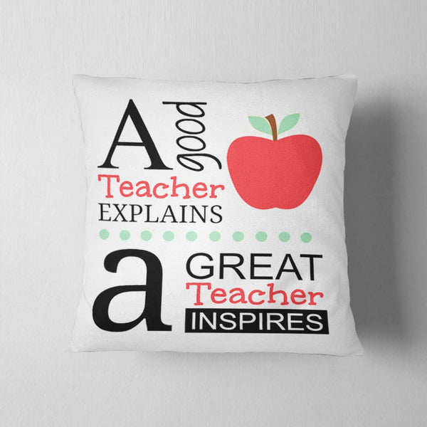Great Teacher Inspires Cushion