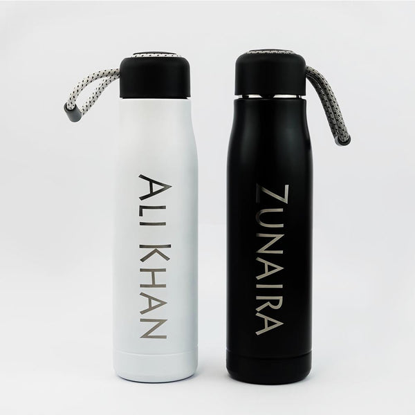 Rope Strip Bottle Name Engraved