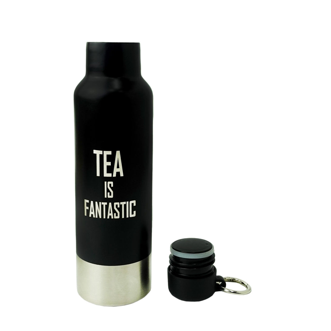 Fastastic Tea Logo Tea Is Fantastic | Key Ring Flask Bottle – MugArt
