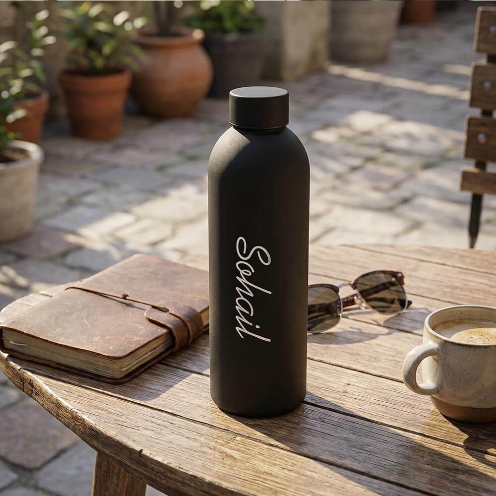 Matte Hot & Cold Minimal Style Bottle – MugArt
