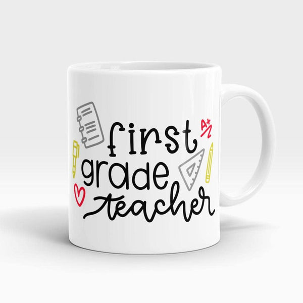 First Grade Teacher Mug