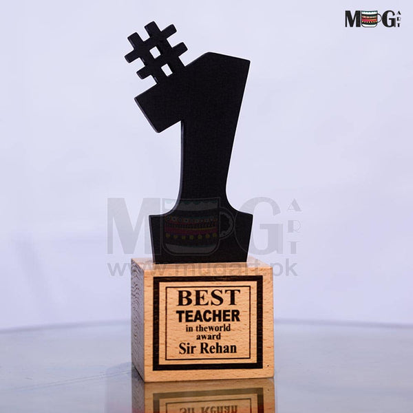 Best Teacher In World Award | Personalized With Name