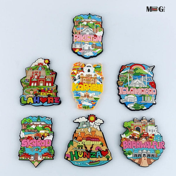 Fridge Magnets | Travel Pakistan Series | By MugArt