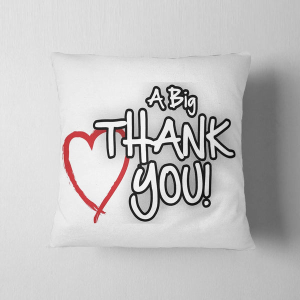 A Big Thank You Cushion