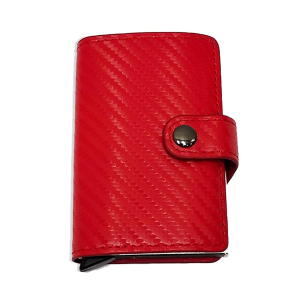 Pop-up Wallet Name Engraved Textured Leatherette