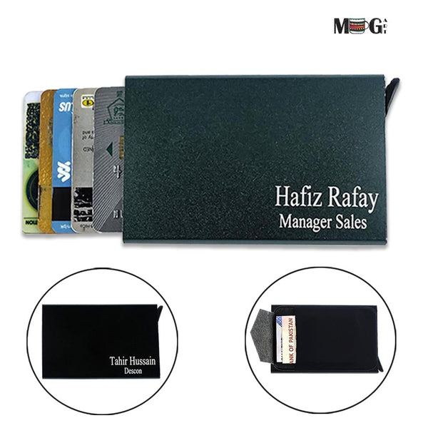 Pop-up Cards Holder Wallet RFID Blocking With Cash Pocket