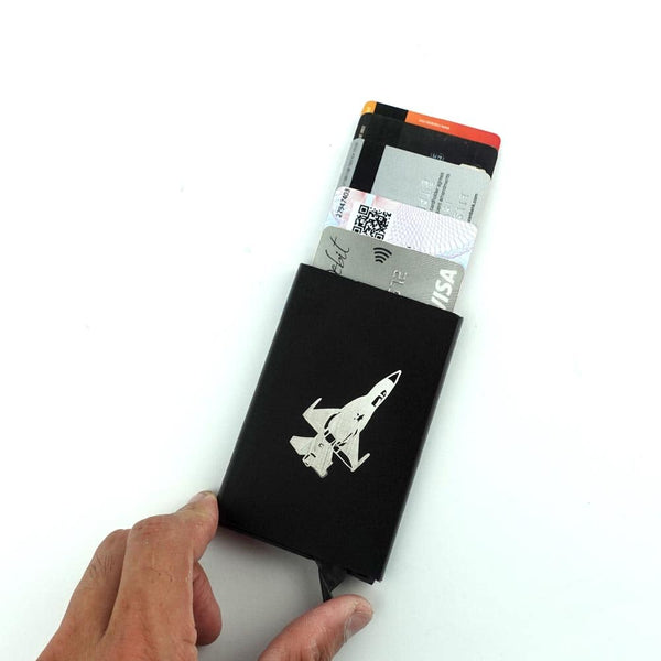 Fighter Jet Pop-Up Cards Wallet