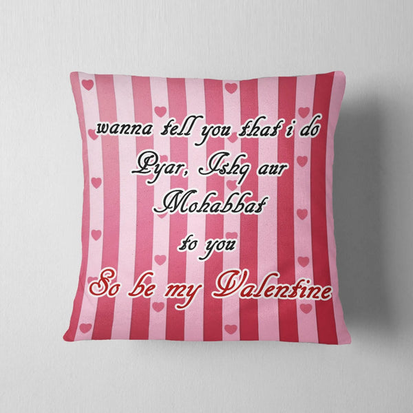 Pyar Ishq Valentine’s Day Cushion