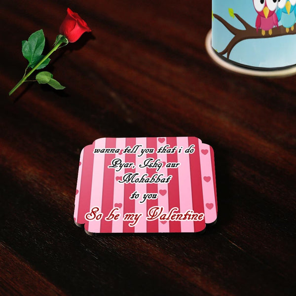 Pyar Ishq Valentine’s Day Coasters