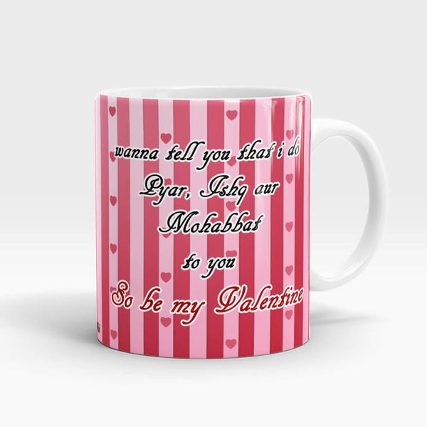 Pyar Ishq Valentine's Day Mug