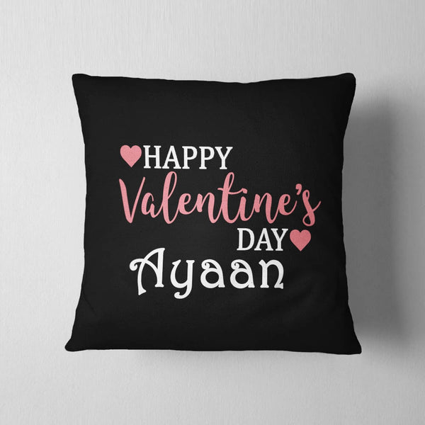 Happy Valentine’s Day Name Cushion