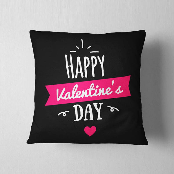 Happy Valentine’s Day Elegant Cushion