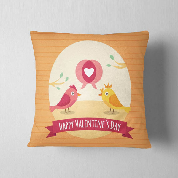 Love Birds Valentine Cushion