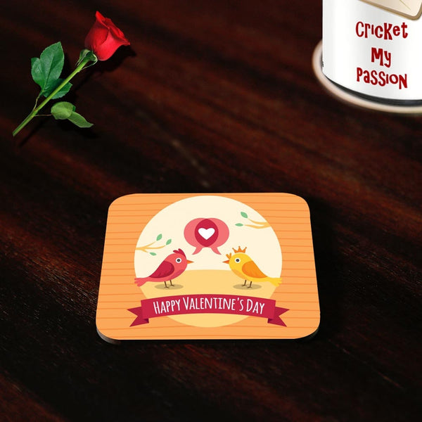 Love Birds Valentine Coasters