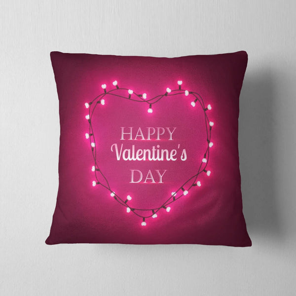 Happy Valentine Heart Cushion