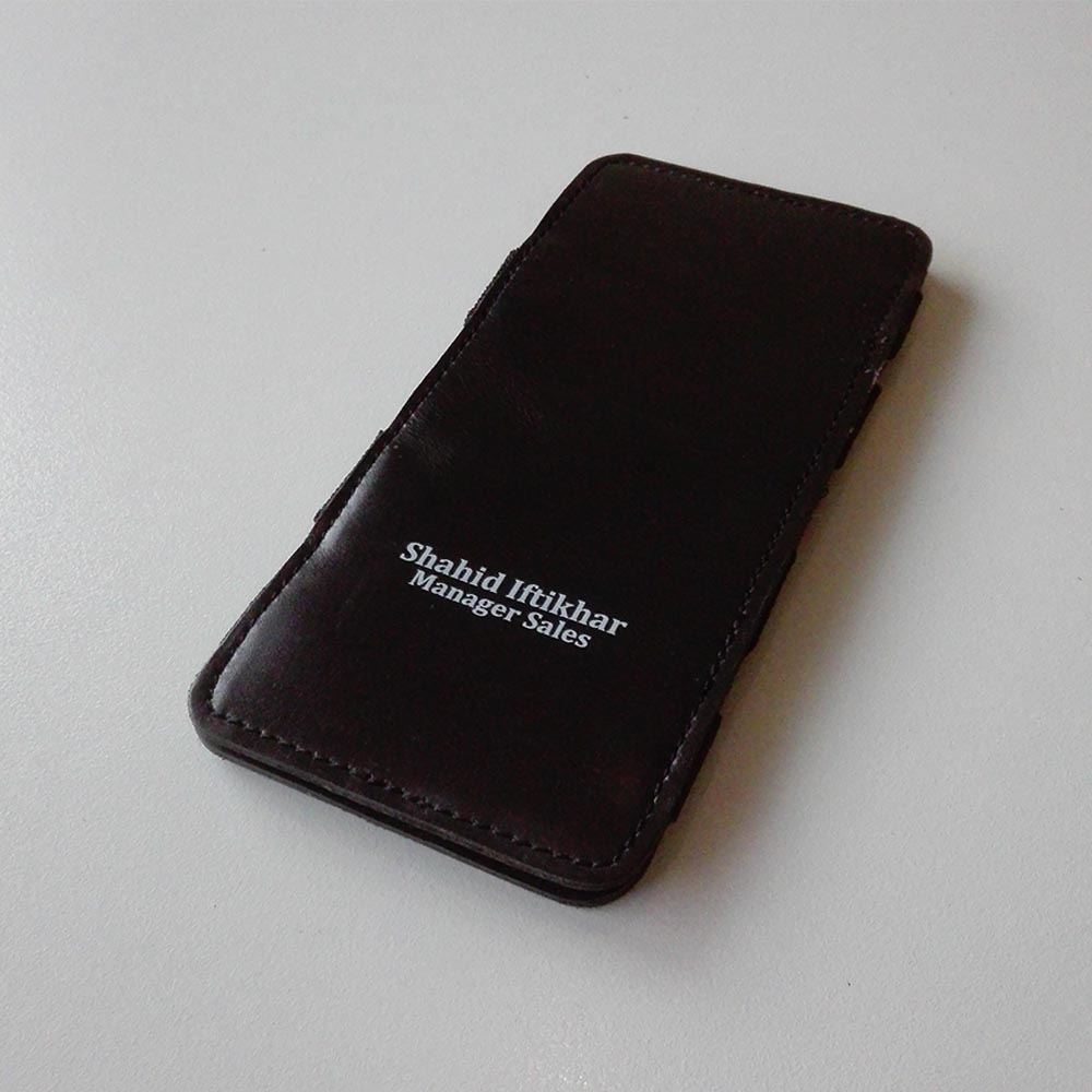 Magic Mobile Leather Wallet | With Printed Name – MugArt