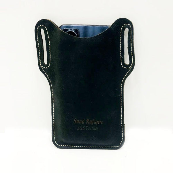Belt Mobile Holder 100% Leather | Name Engraved
