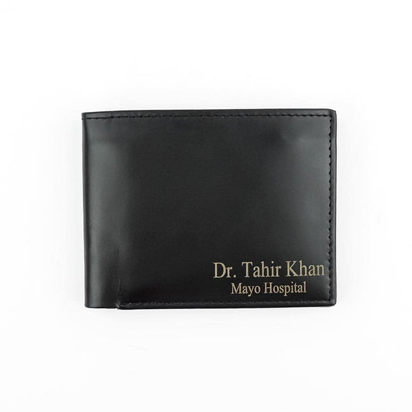 Leather Wallet Name Engraved