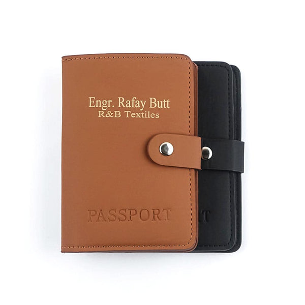 Leatherette Passport Cover Wallet