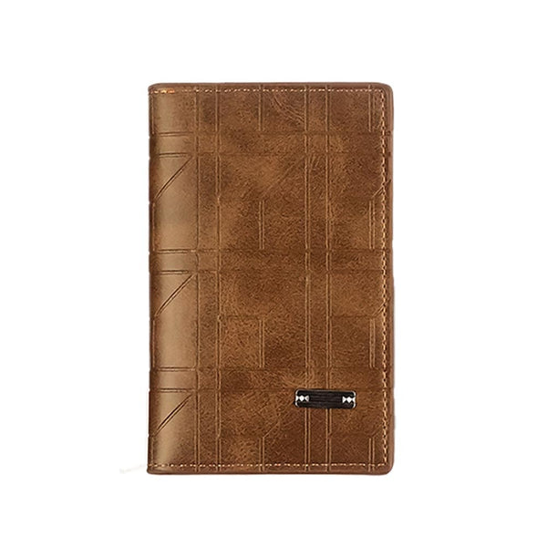 Patterned Leatherette Wallet Name Engraved