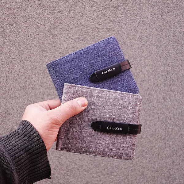 Fashion Wallet With Closing Strap Unisex