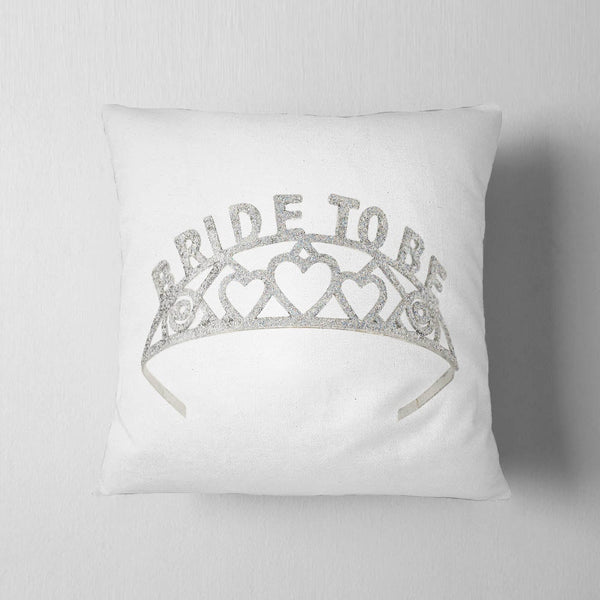 Bride To Be Crown Cushion