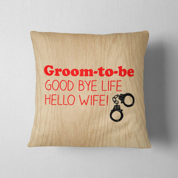 Groom To Be Cushion