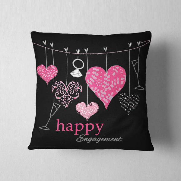 Happy Engagement Cushion
