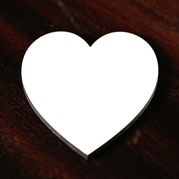 PACK OF 6 - Heart Coasters - Customized