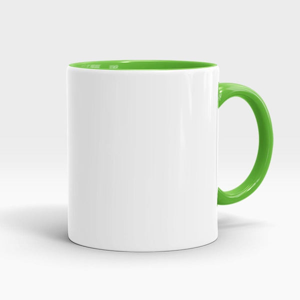 Light Green Handle & Inner Mug - Customized