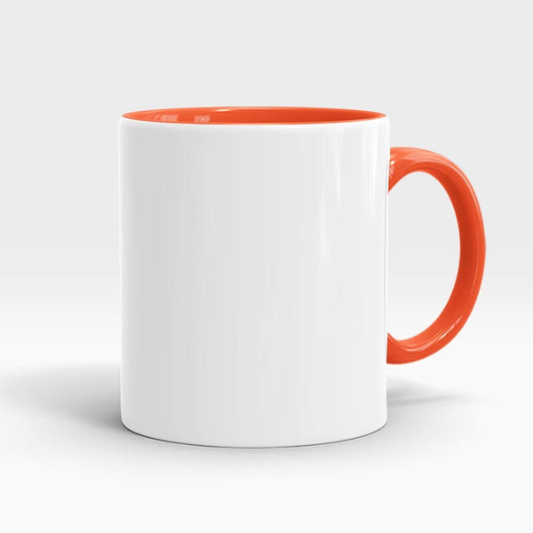 Orange Handle & Inner Mug - Customized