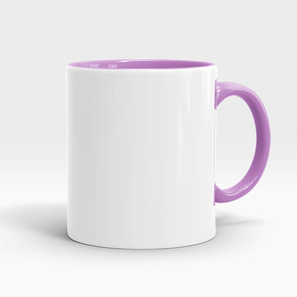 Purple Handle & Inner Mug - Customized