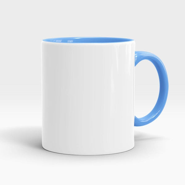 Light Blue Handle & Inner Mug - Customized