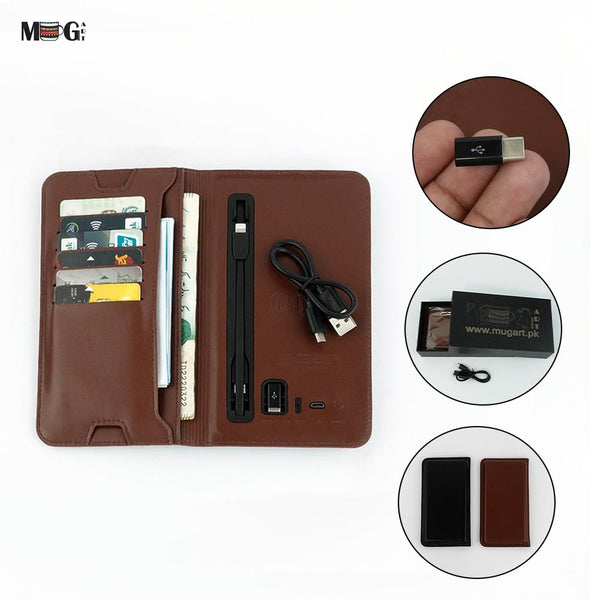 Power Bank Leather Wallet