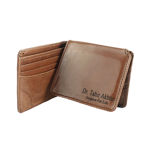 Magnetic 360 Closed Leather Wallet With Belt Holder